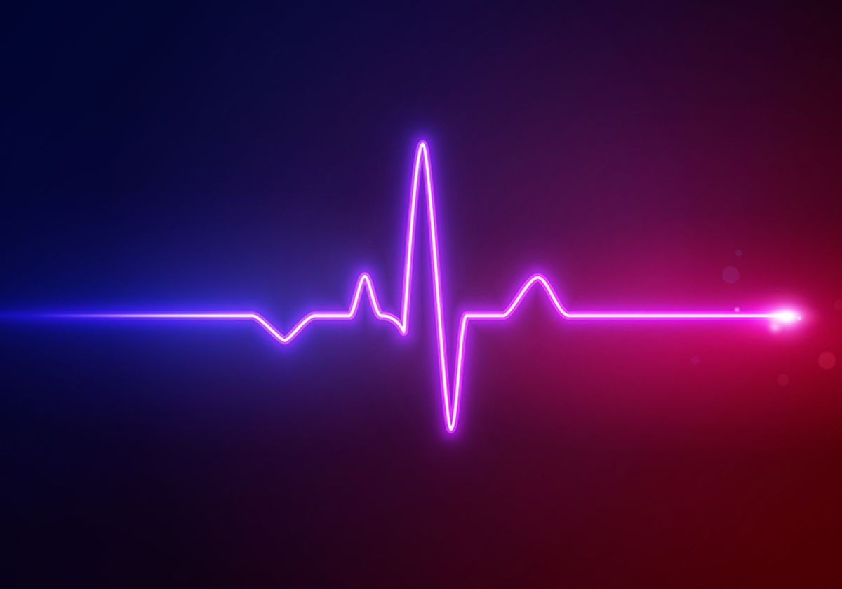 ECG heartbeat line